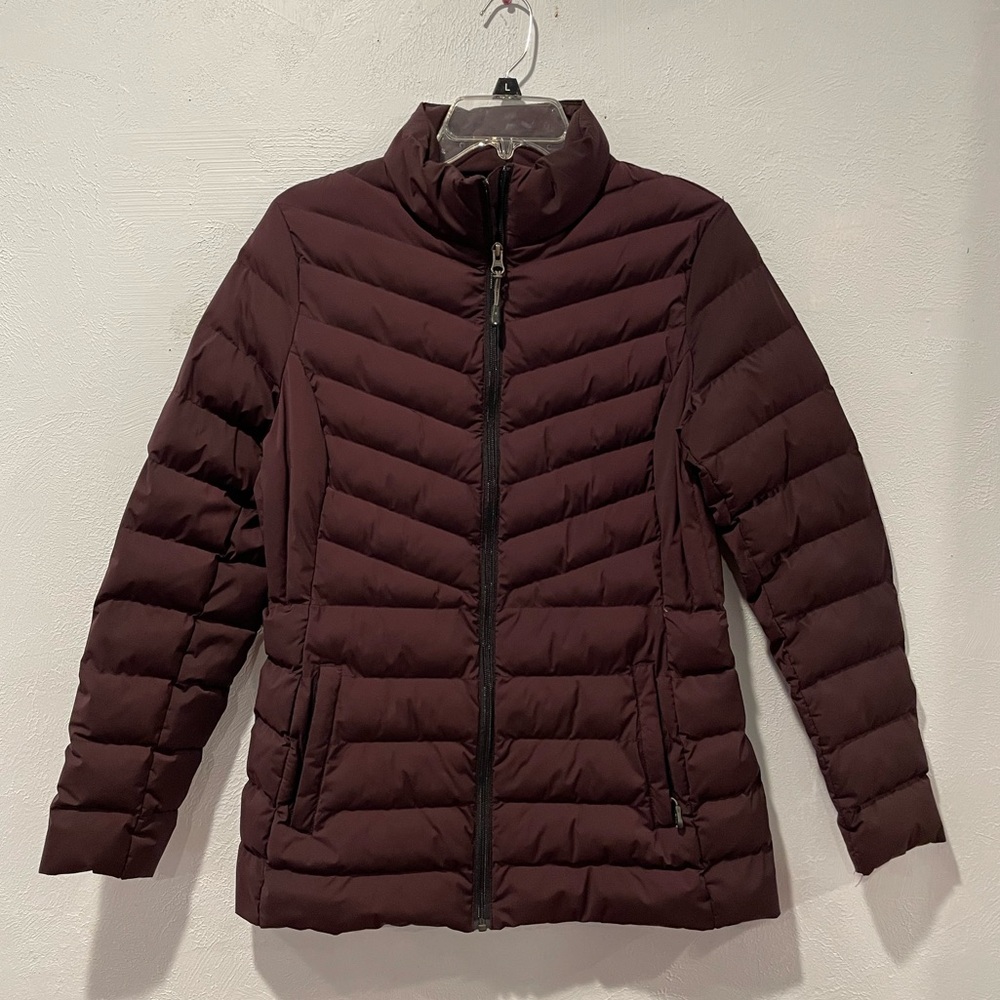 Women's light puffer jacket (mahogany)